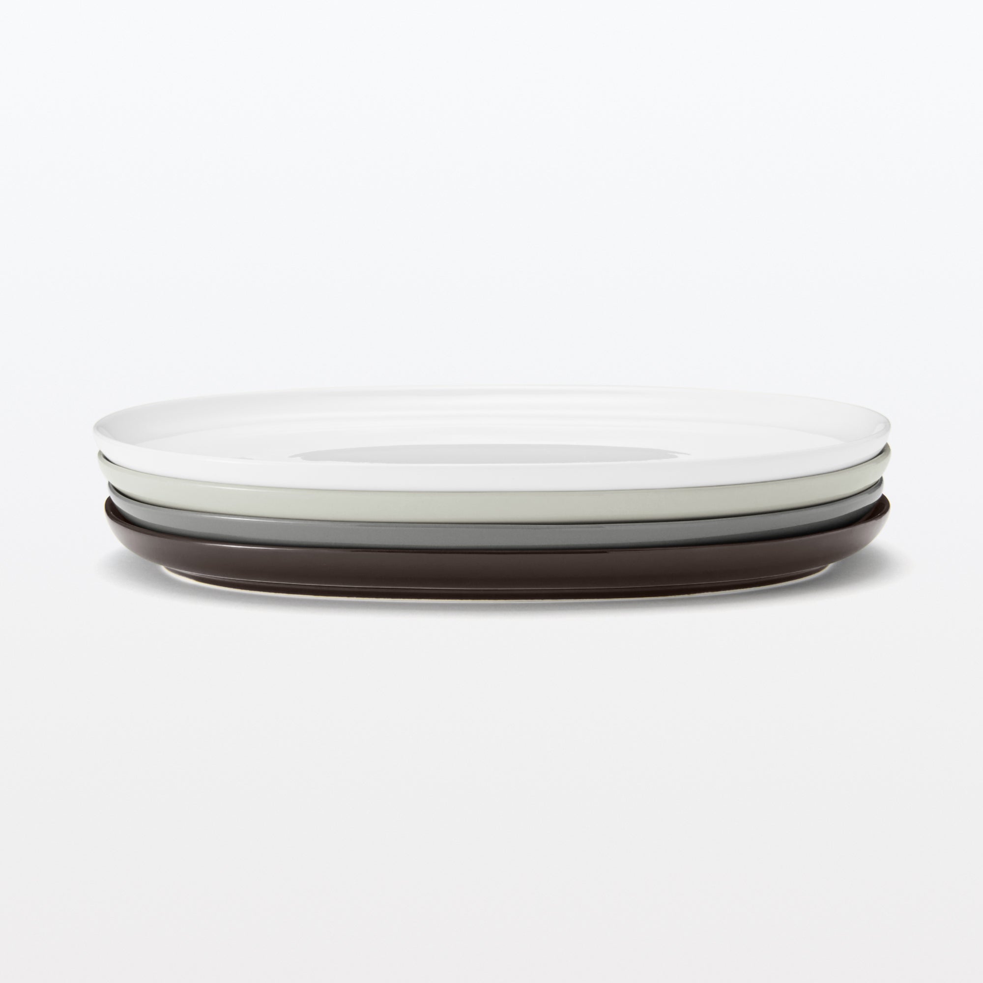 Everyday Tableware Oval Plate Large - Gray