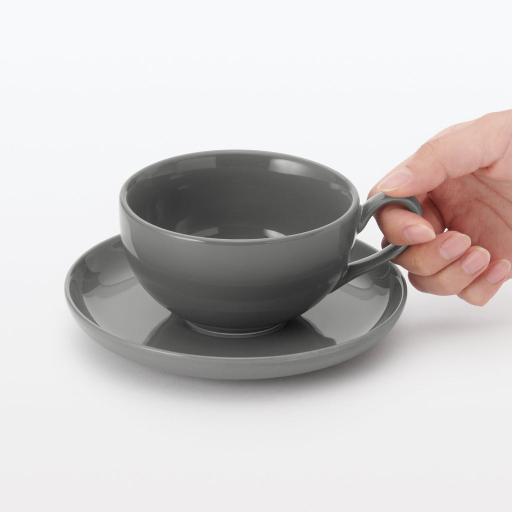 Everyday Tableware Tea Saucer - Gray
