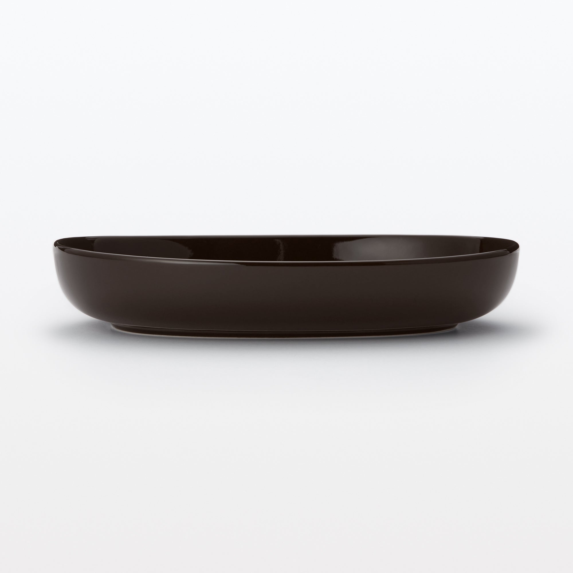 Everyday Tableware Oval Bowl - Dark Brown