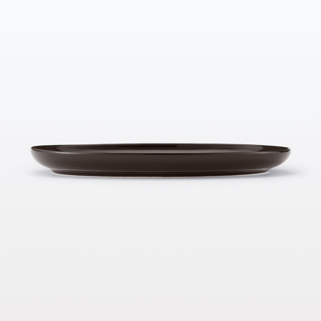 Everyday Tableware Oval Plate Small - Dark Brown