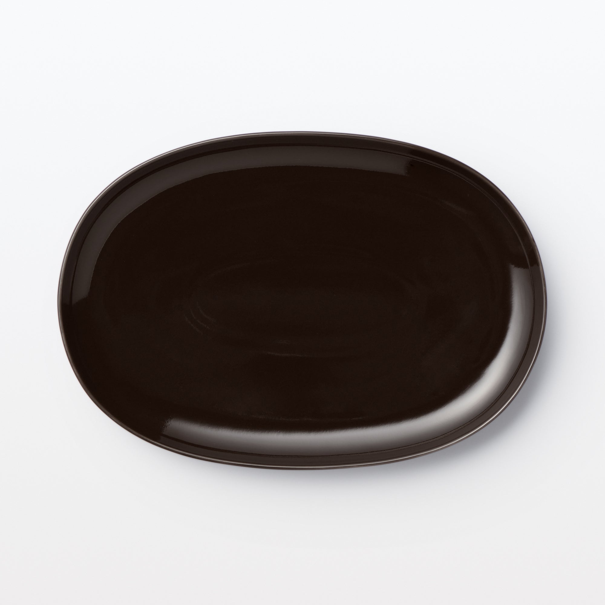 Everyday Tableware Oval Plate Small - Dark Brown