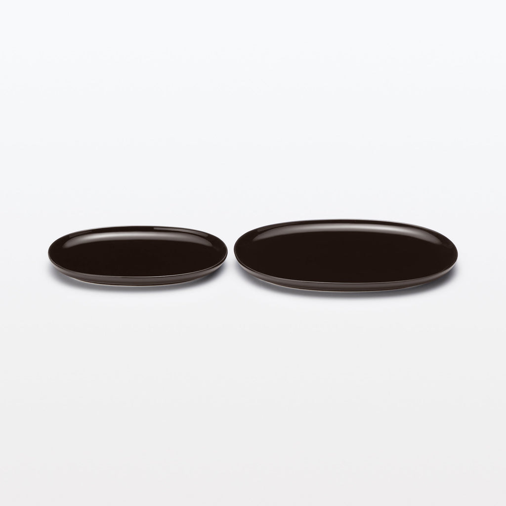 Everyday Tableware Oval Plate Small - Dark Brown