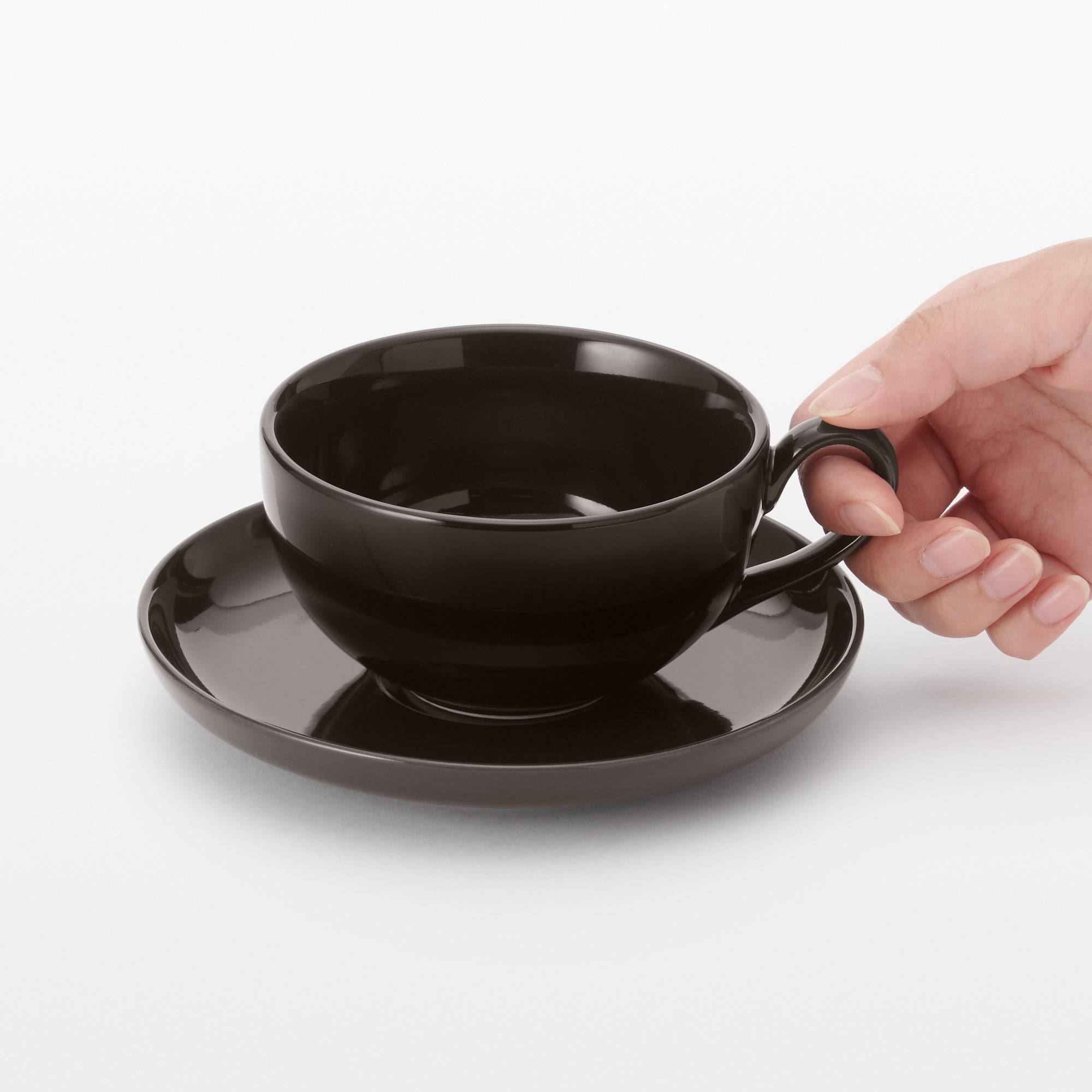 Everyday Tableware Teacup - Dark Brown
