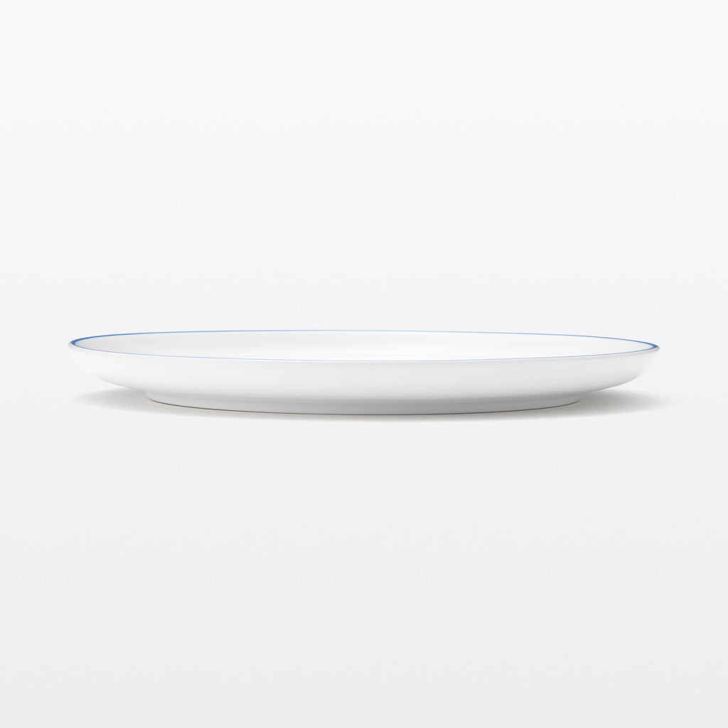 Everyday Tableware Lunch Plate - Blue Stripe