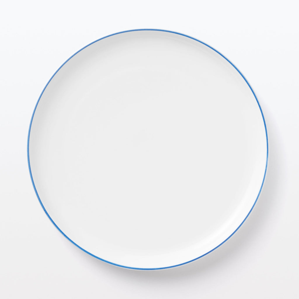 Everyday Tableware Lunch Plate - Blue Stripe