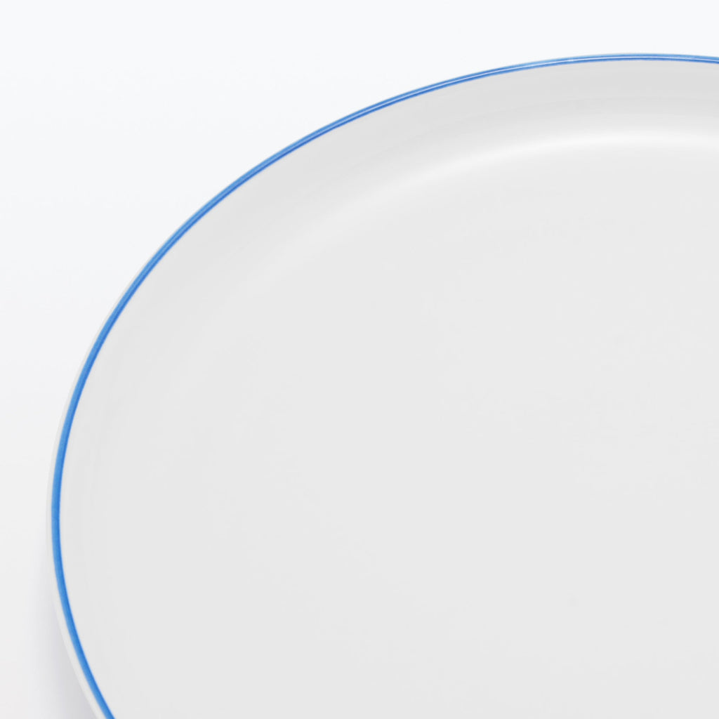 Everyday Tableware Lunch Plate - Blue Stripe