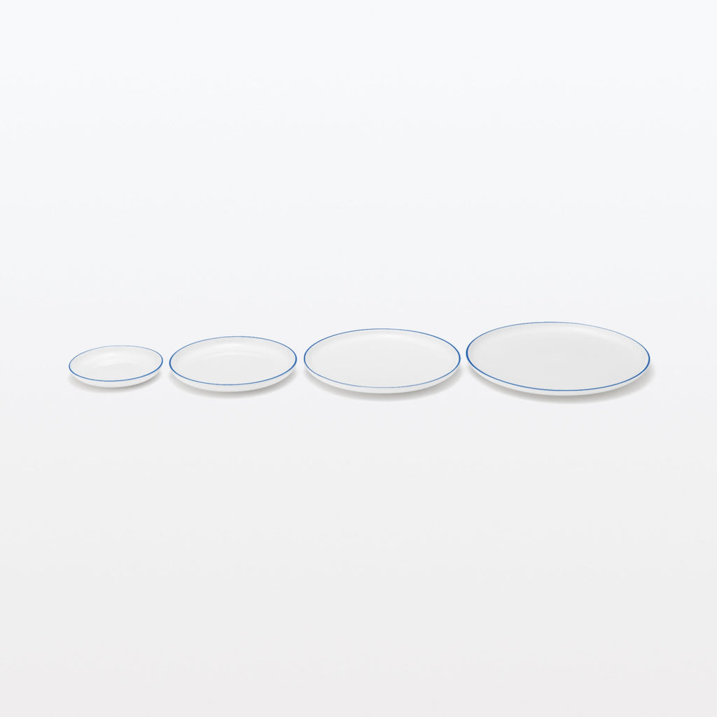 Everyday Tableware Lunch Plate - Blue Stripe