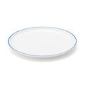 Everyday Tableware Lunch Plate - Blue Stripe