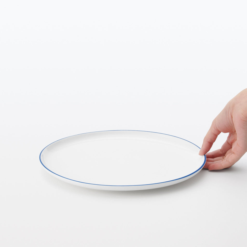Everyday Tableware Dinner Plate - Blue Stripe