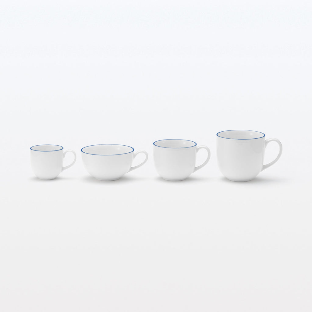 Everyday Tableware Demitasse Cup - Blue Stripe
