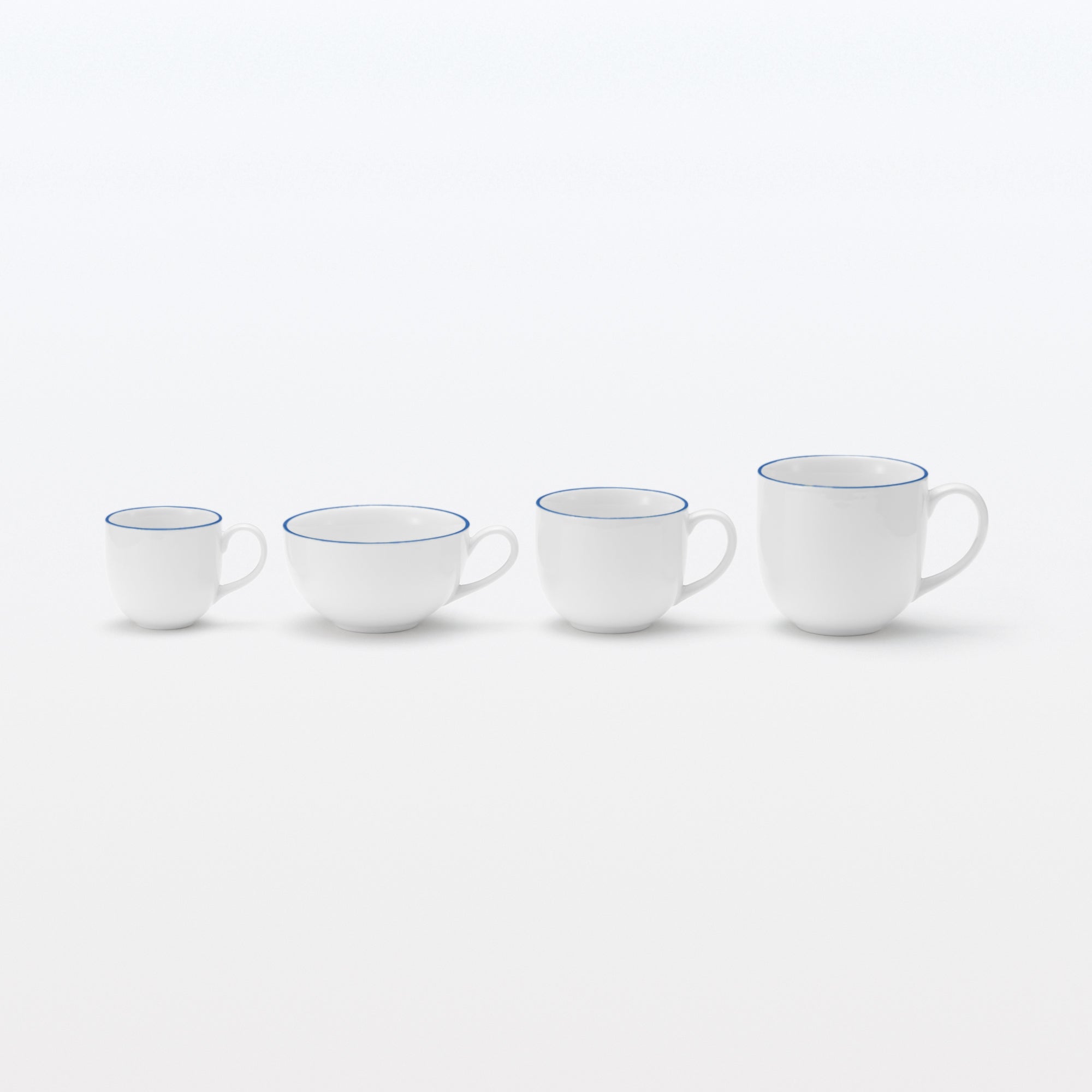 Everyday Tableware Demitasse Cup - Blue Stripe