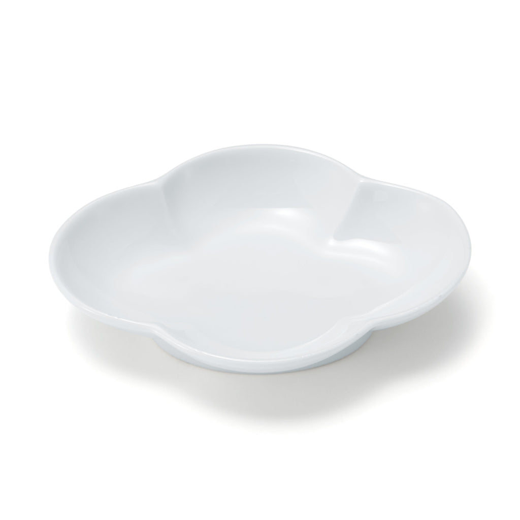 Hasami Ware Lucky Small Plate - Flowering Quince - White