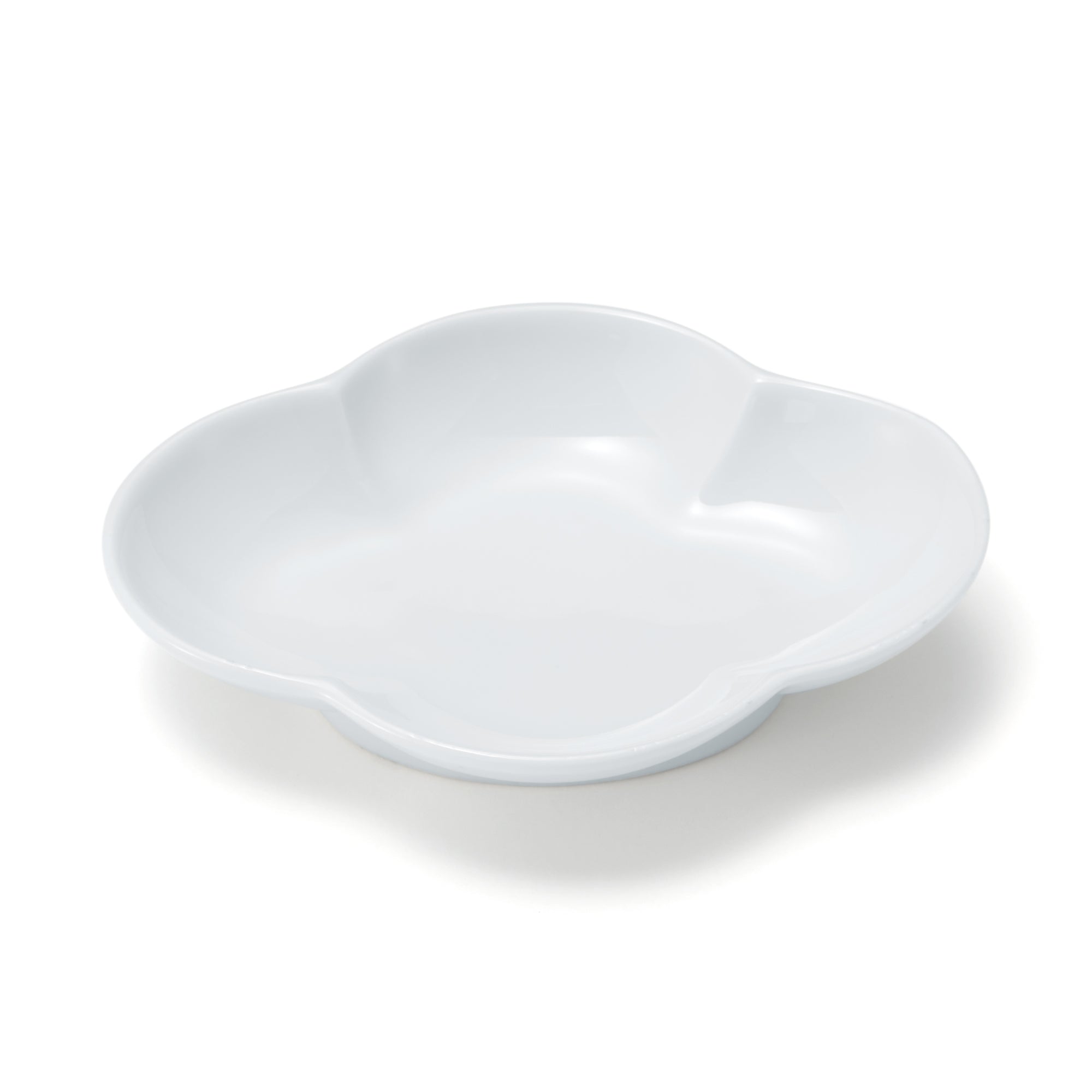 Hasami Ware Lucky Small Plate - Flowering Quince - White
