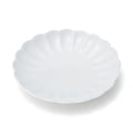 Hasami Ware Lucky Small Plate - Chrysanthemum - White