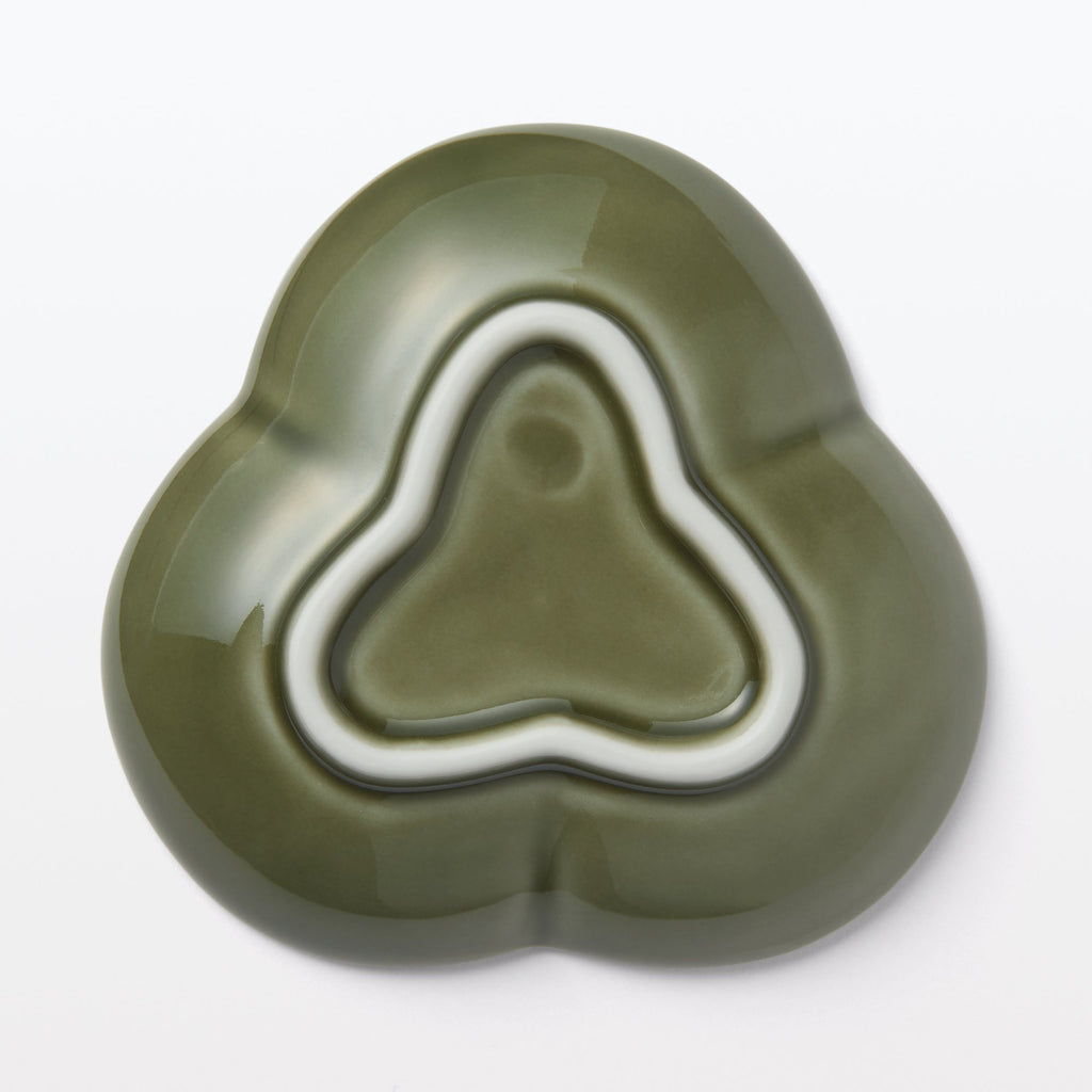 Hasami Ware Lucky Small Plate - Pine - Pine Green
