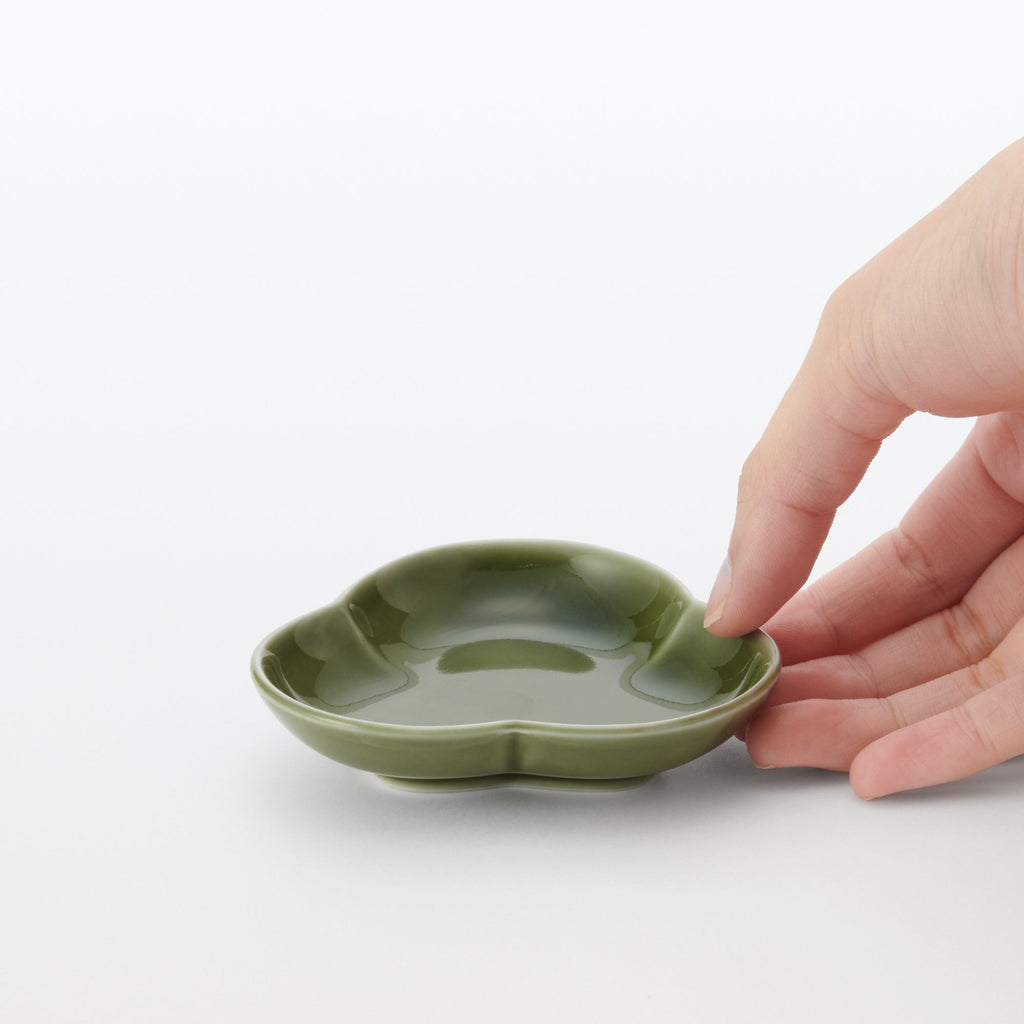 Hasami Ware Lucky Small Plate - Pine - Pine Green