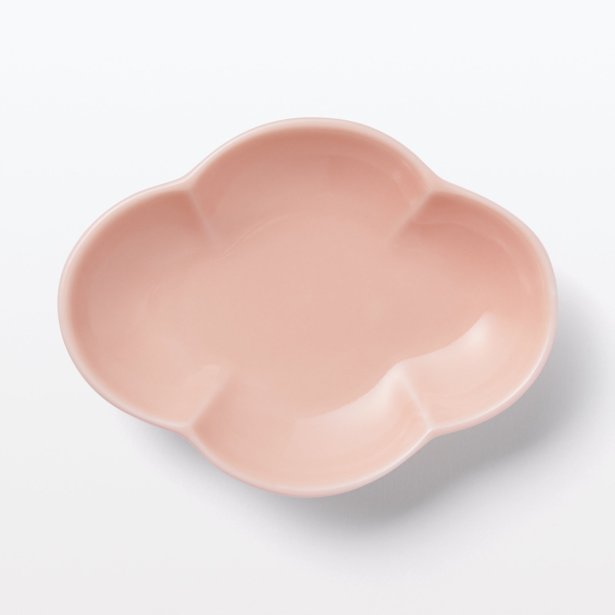 Hasami Ware Lucky Small Plate - Flowering Quince - Light Plum Pink