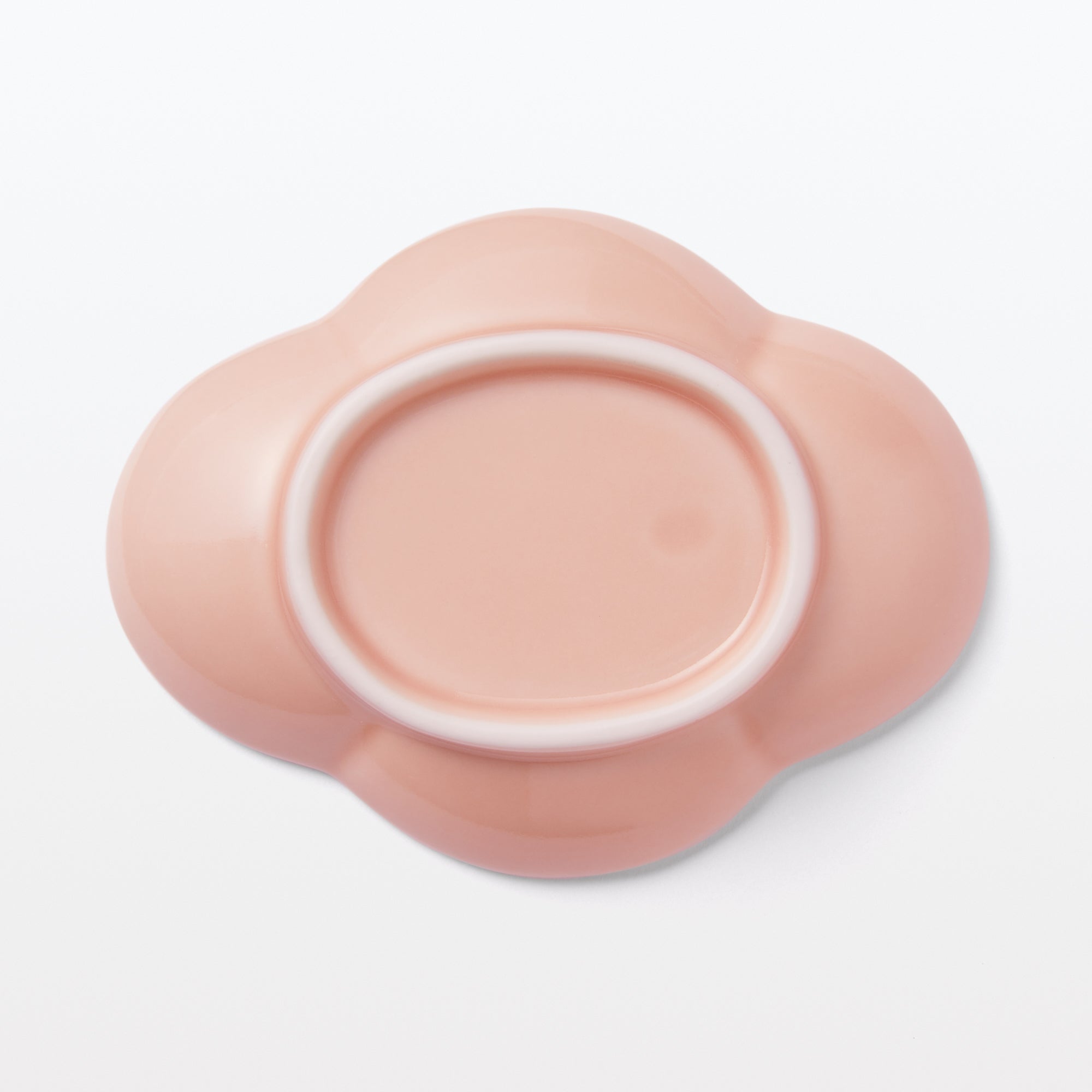 Hasami Ware Lucky Small Plate - Flowering Quince - Light Plum Pink