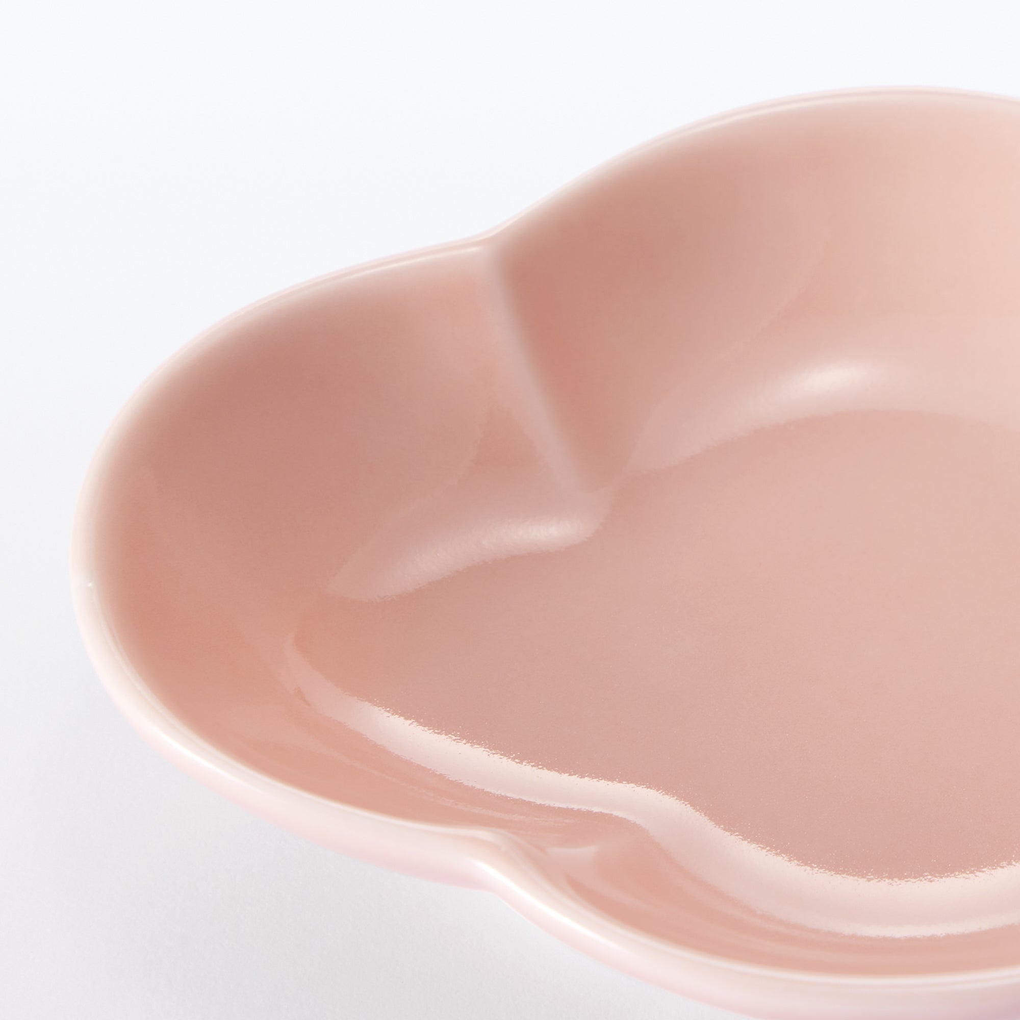 Hasami Ware Lucky Small Plate - Flowering Quince - Light Plum Pink