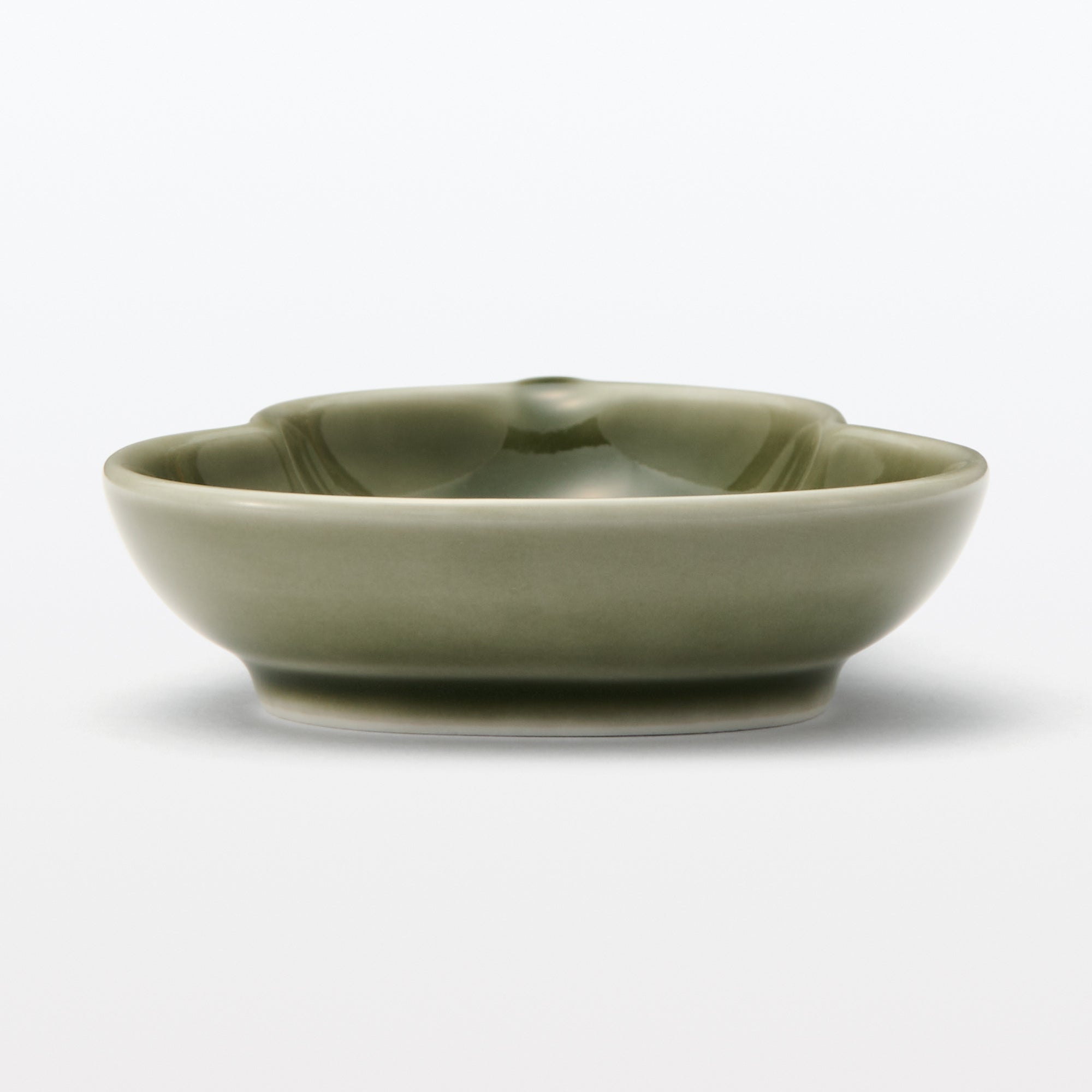 Hasami Ware Lucky Small Plate - Gourd - Pine Green