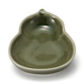 Hasami Ware Lucky Small Plate - Gourd - Pine Green