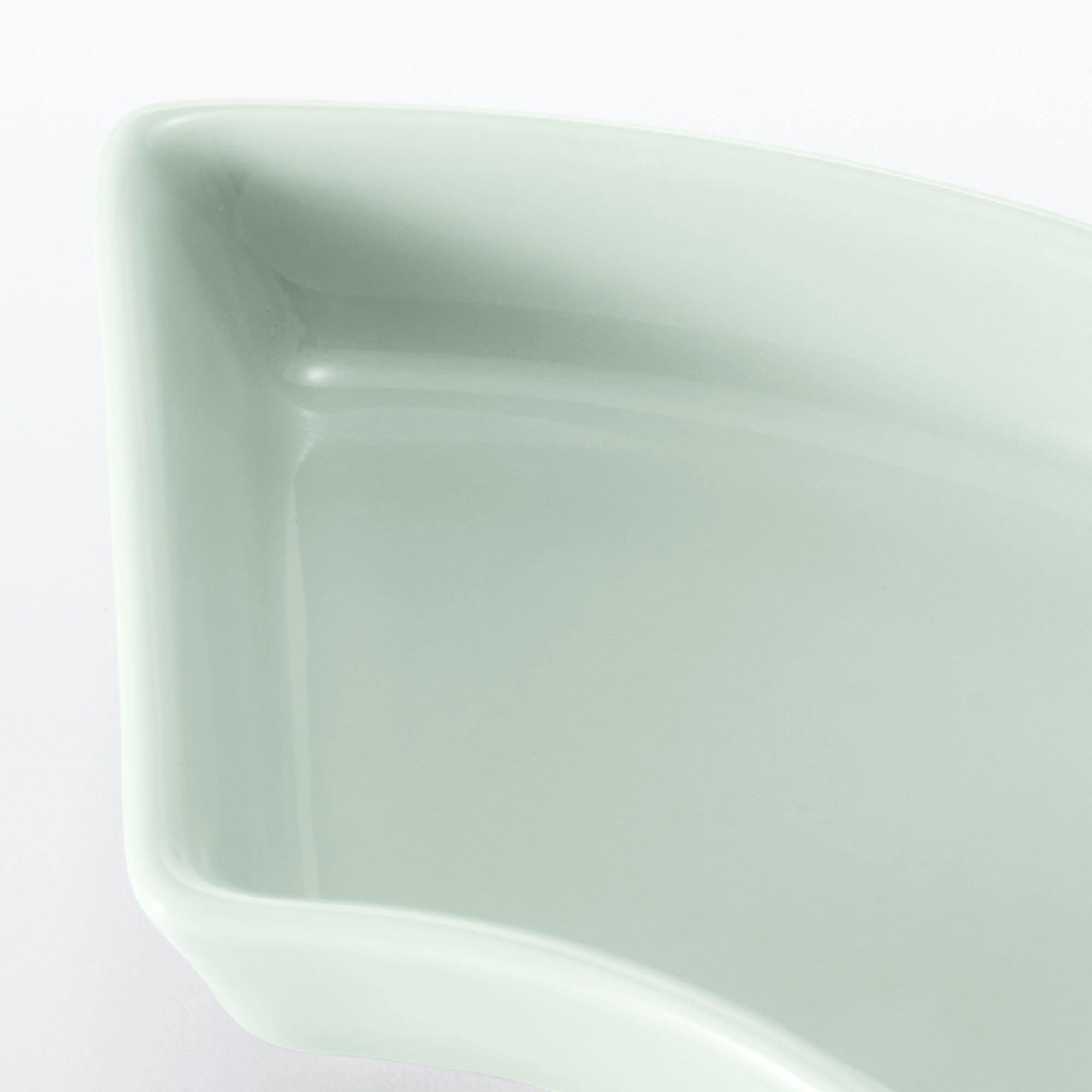 Hasami Ware Lucky Small Plate - Fan - Light Aqua