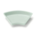 Hasami Ware Lucky Small Plate - Fan - Light Aqua