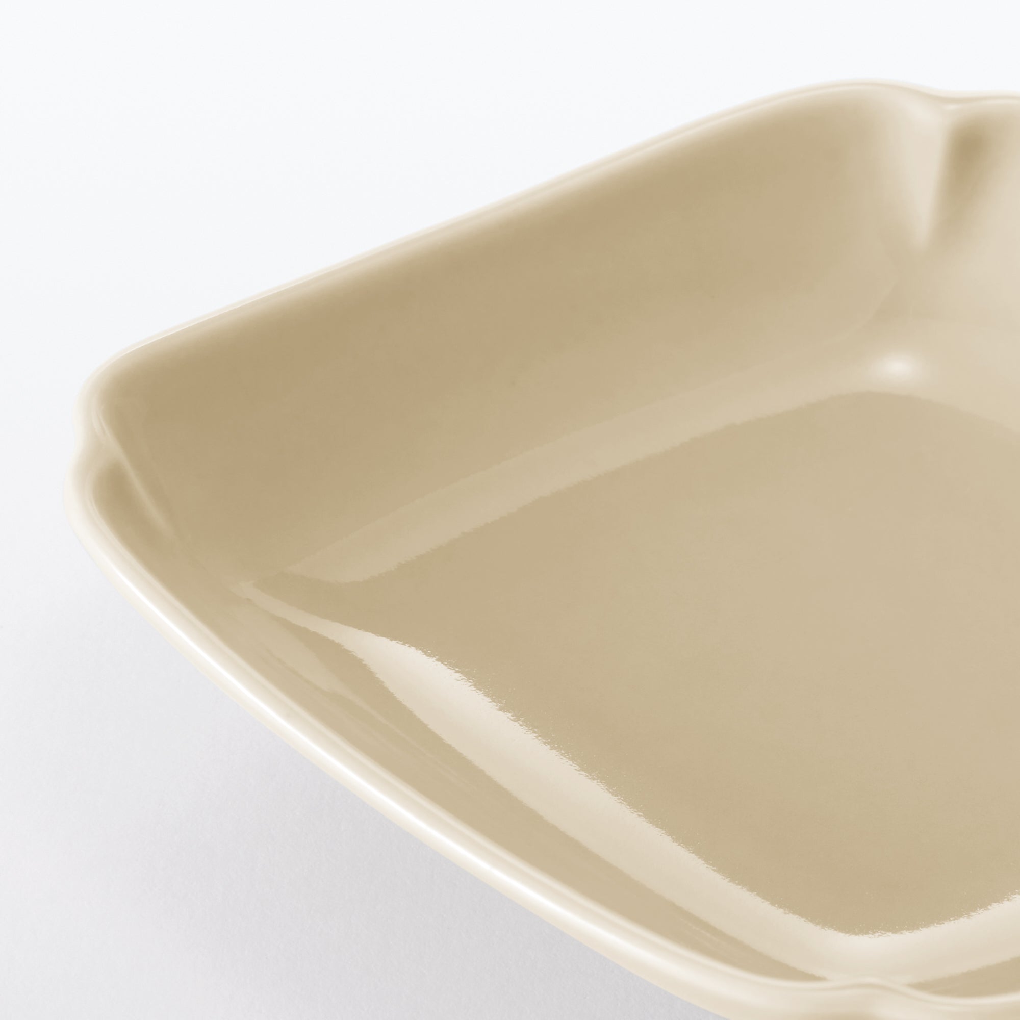 Hasami Ware Lucky Small Plate - Diamond - Steamed Chestnut