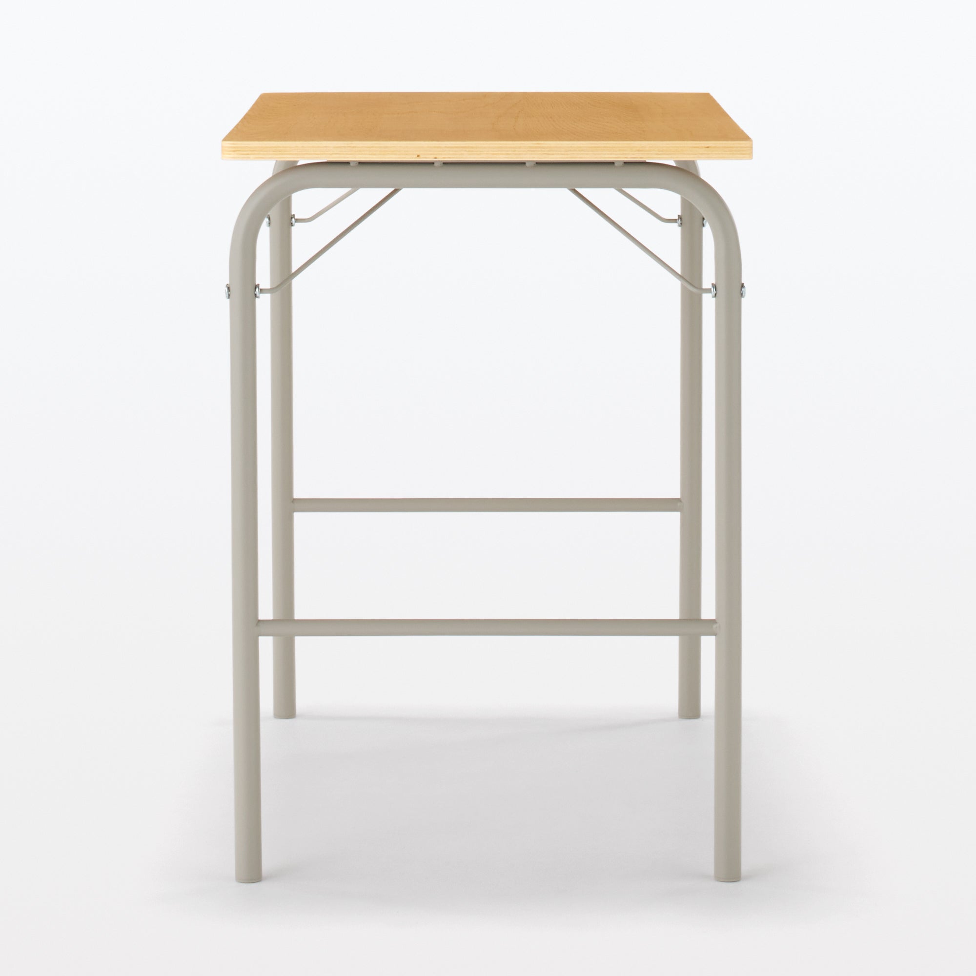 Steel Pipe Table - Warm Gray
