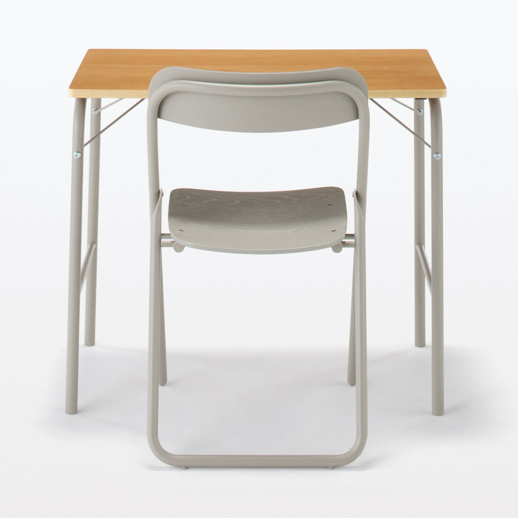 Steel Pipe Table - Warm Gray