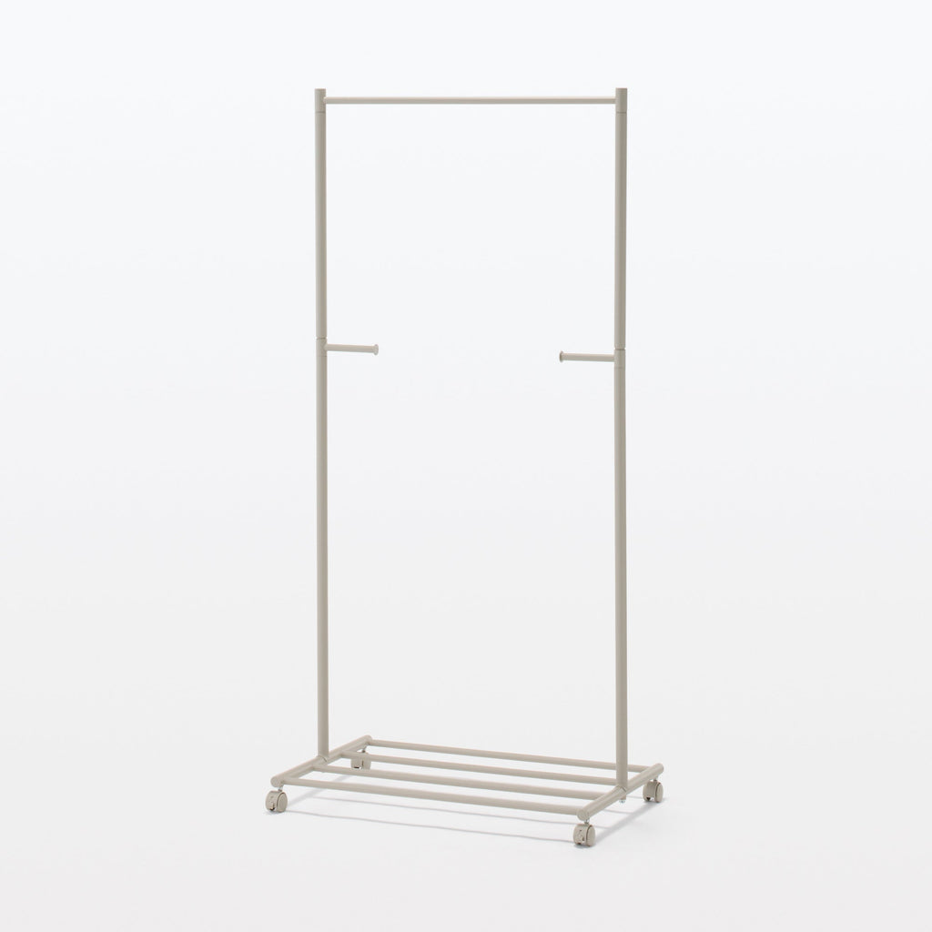 Steel Pipe Clothes Rack - Warm Gray