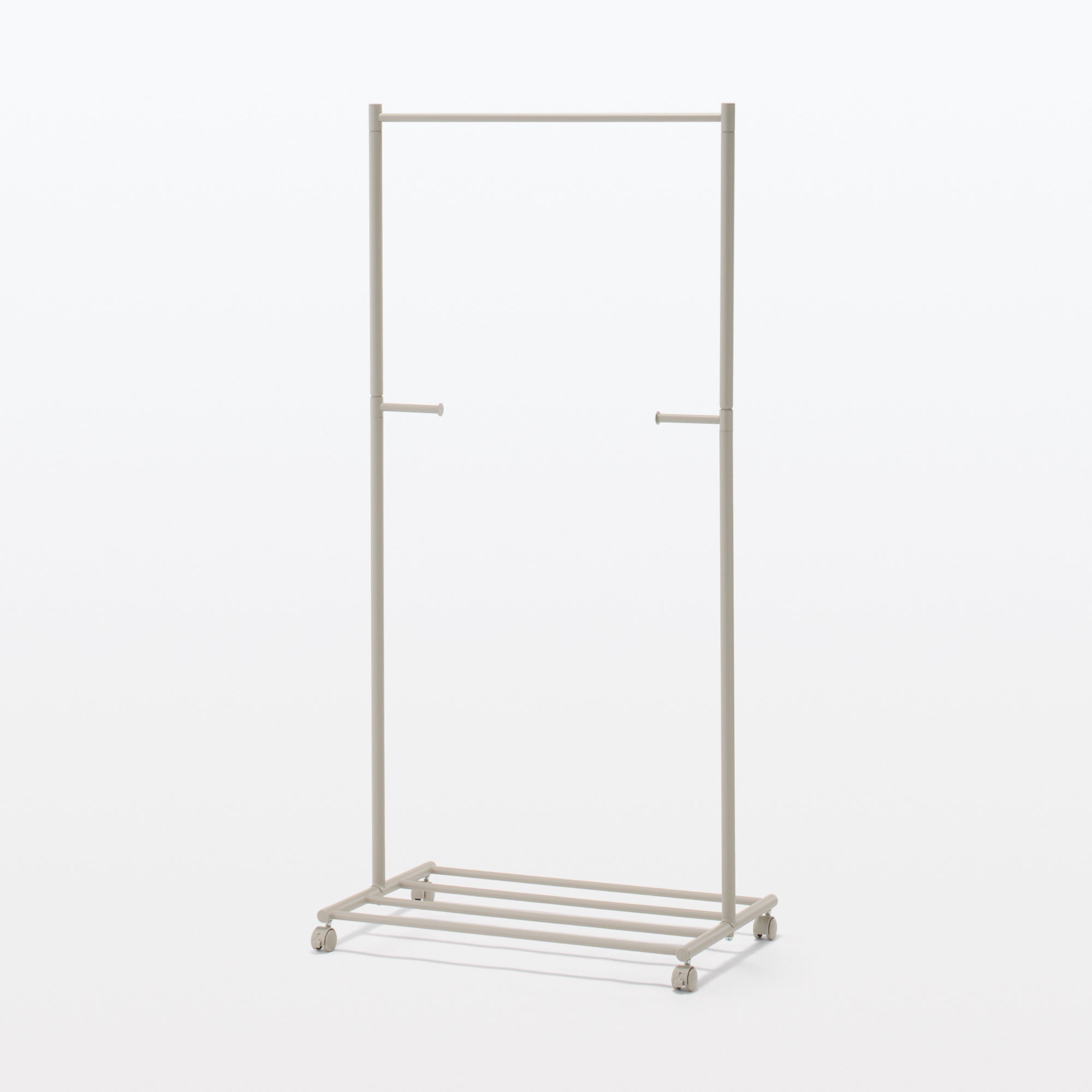Steel Pipe Clothes Rack - Warm Gray