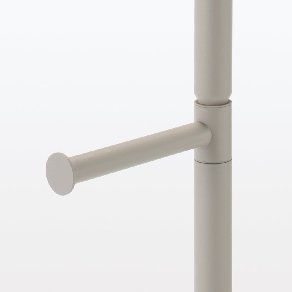 Steel Pipe Clothes Rack - Warm Gray