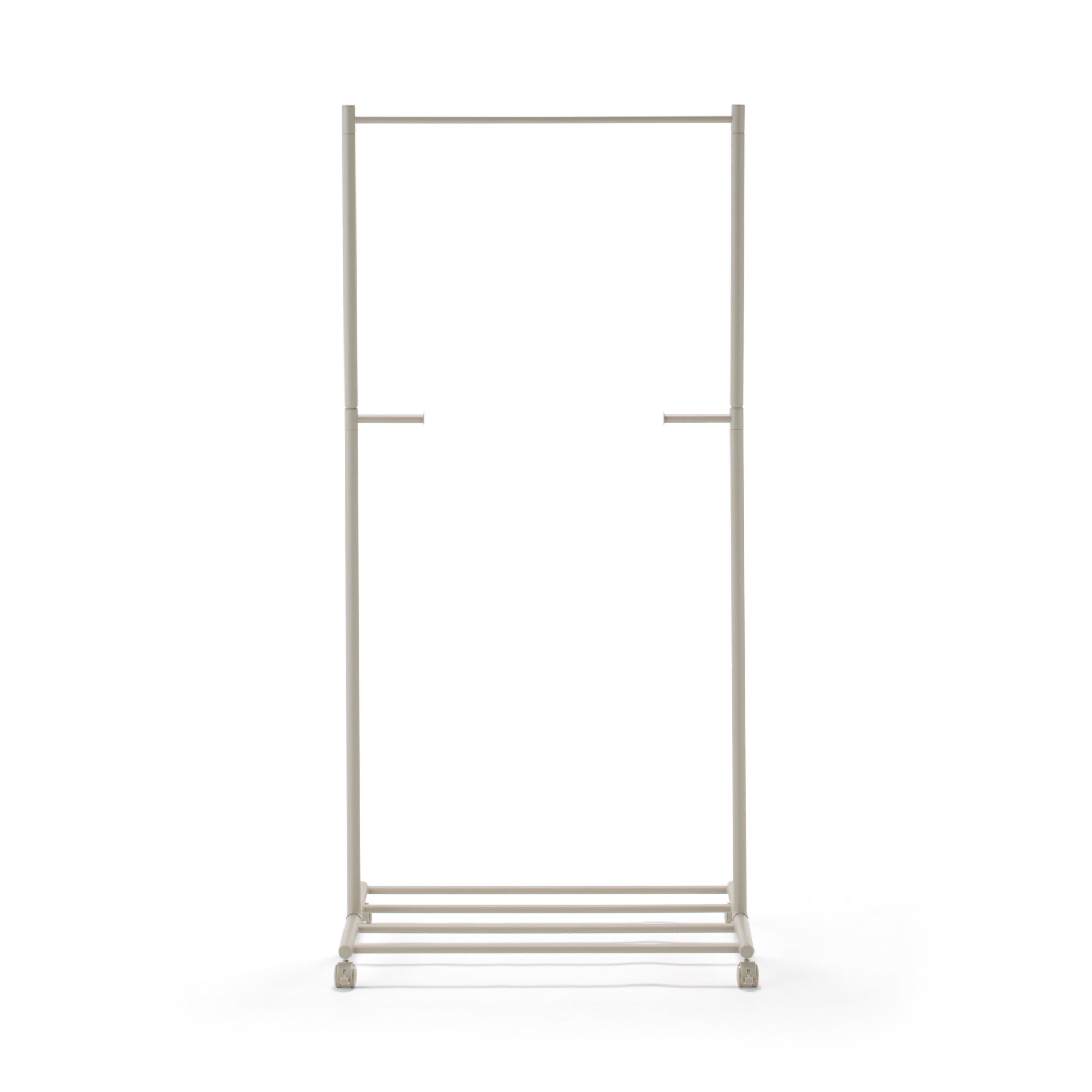 Steel Pipe Clothes Rack - Warm Gray