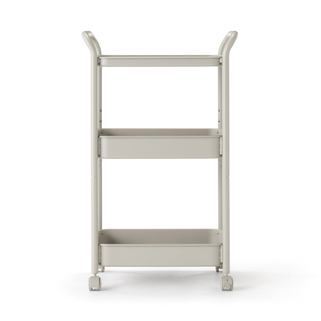Steel Pipe Wheeled Rack Utility Cart - Warm Gray