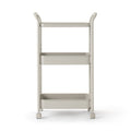 Steel Pipe Wheeled Rack Utility Cart - Warm Gray