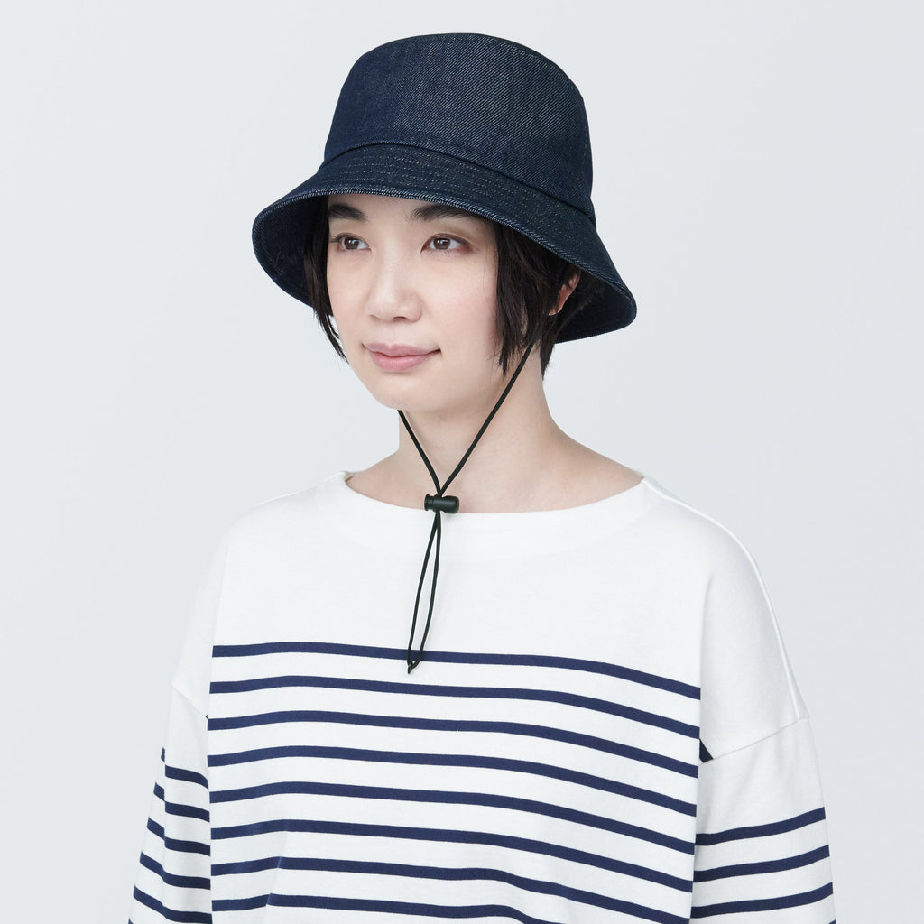 Kapok Blend Bucket Hat Indigo Blue