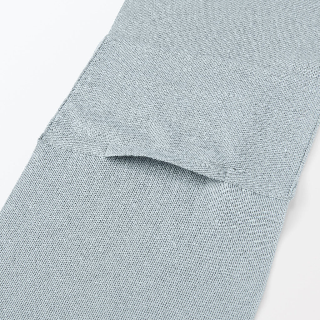 Cotton Silk Scarf with Pocket