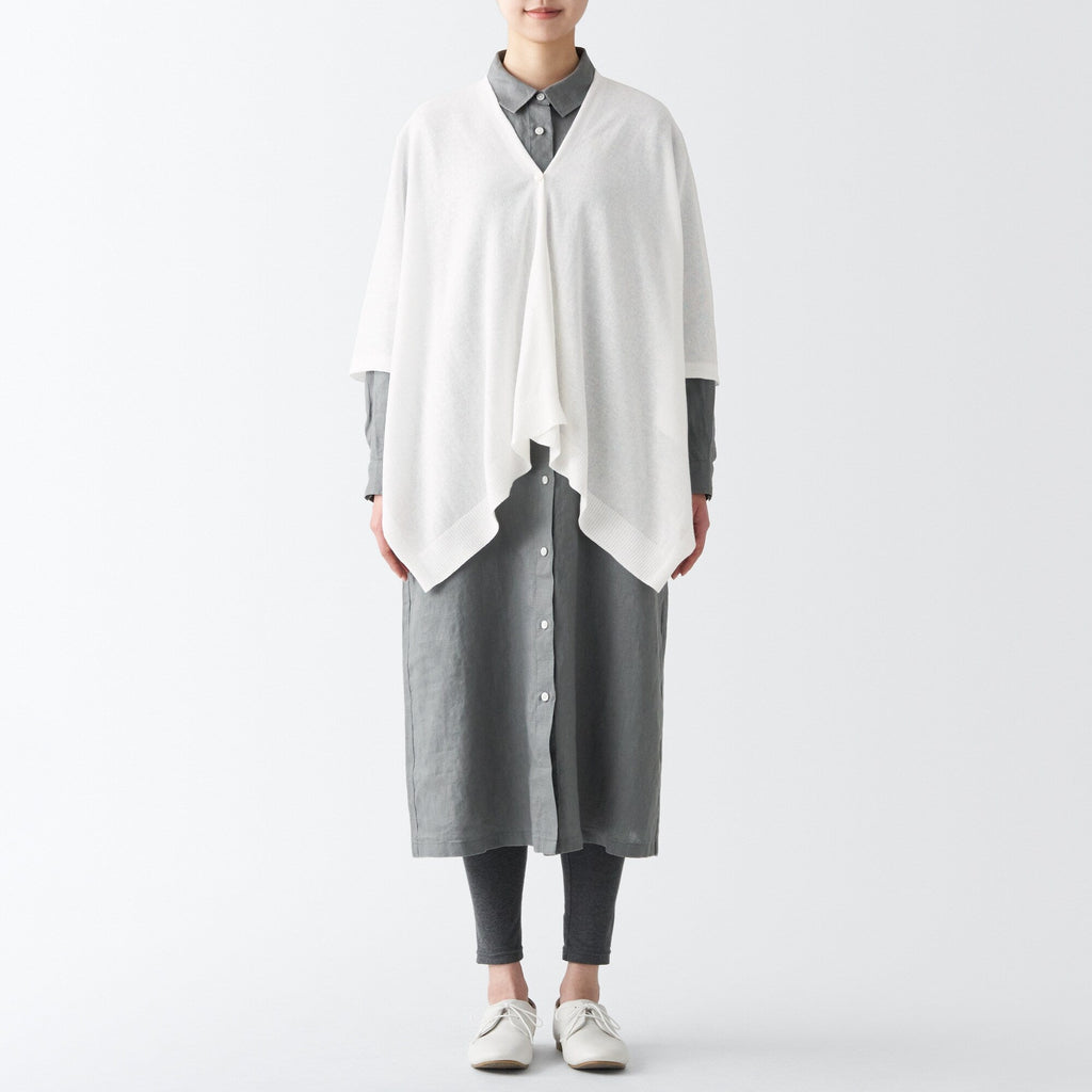 High-Twist Cotton Buttoned Bolero