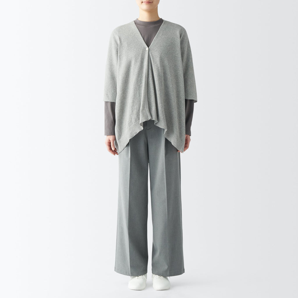 High-Twist Cotton Buttoned Bolero