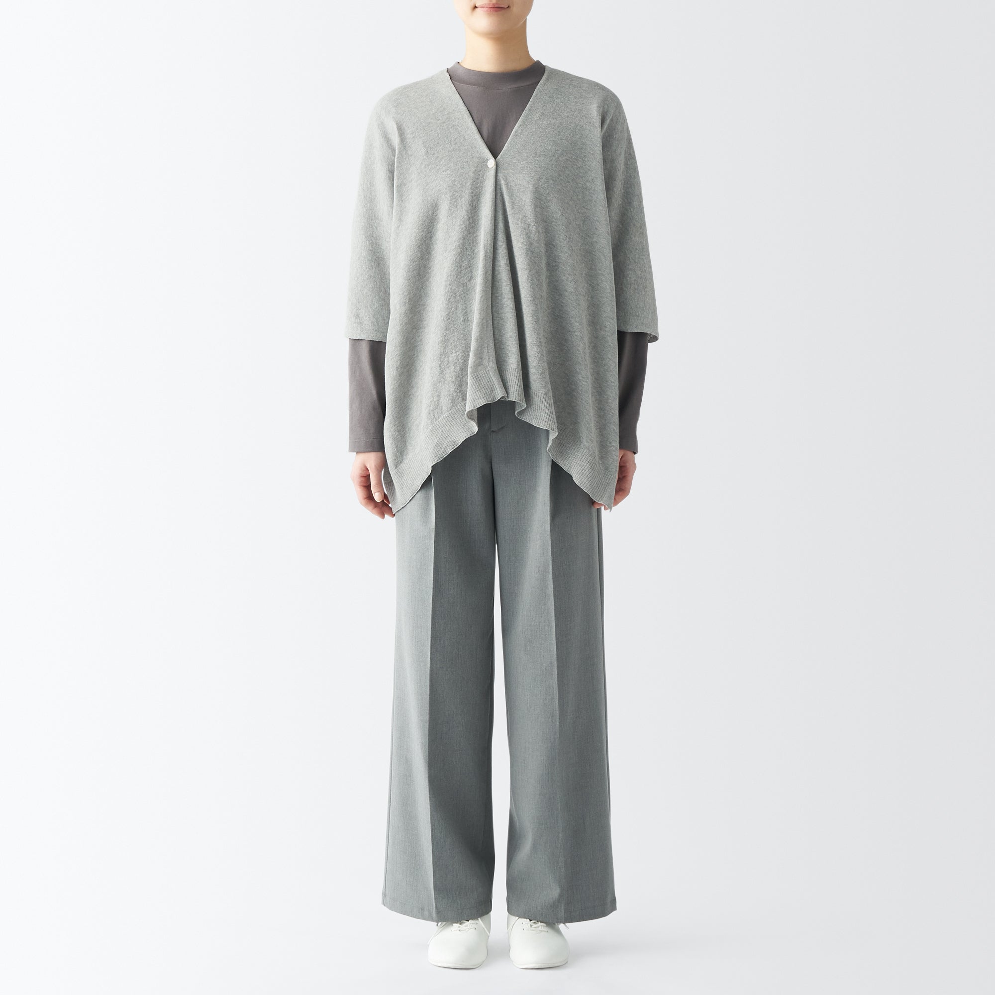 High-Twist Cotton Buttoned Bolero