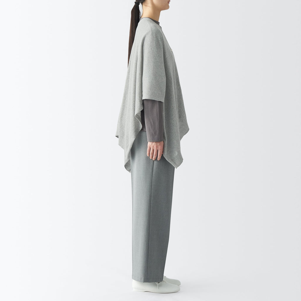 High-Twist Cotton Buttoned Bolero