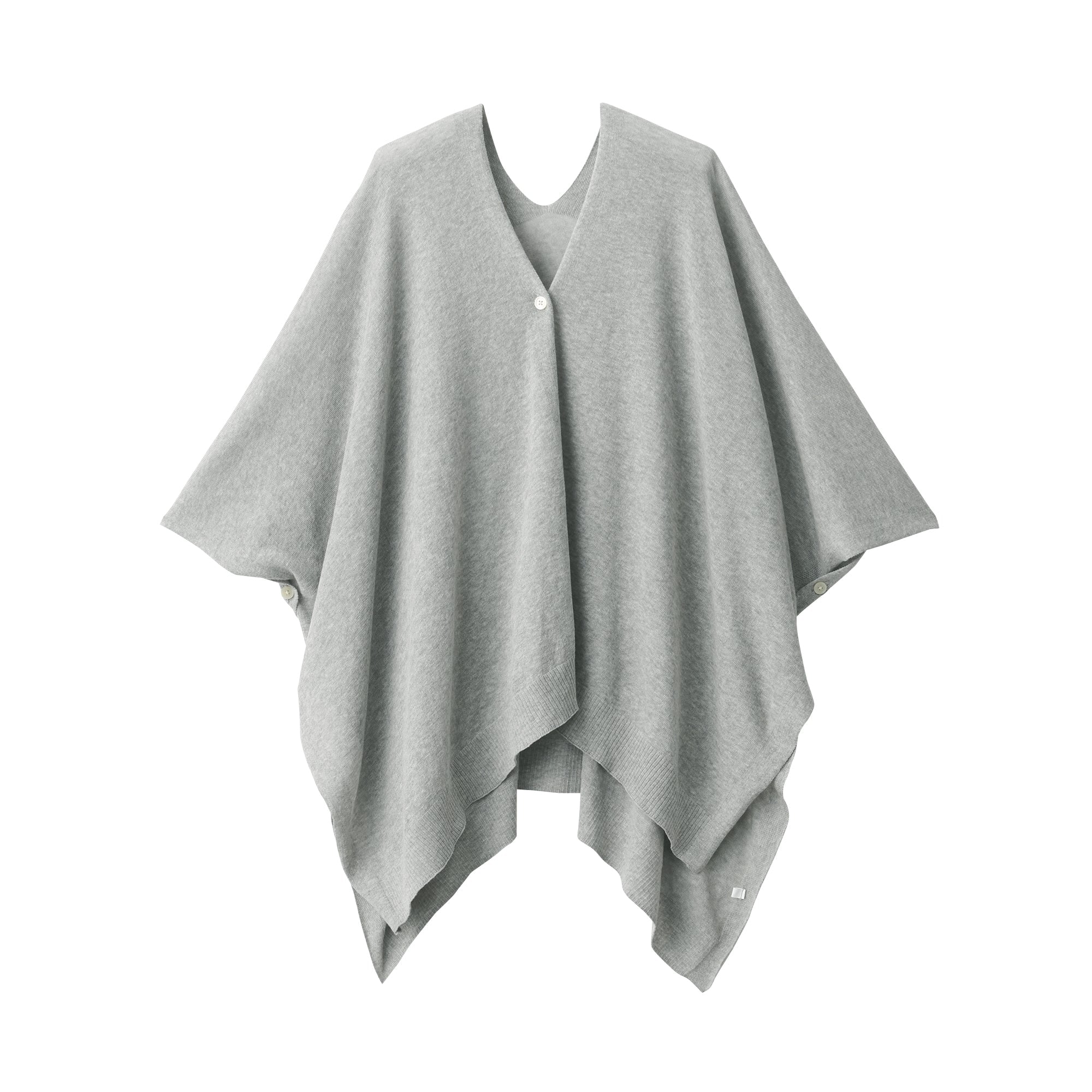 High-Twist Cotton Buttoned Bolero