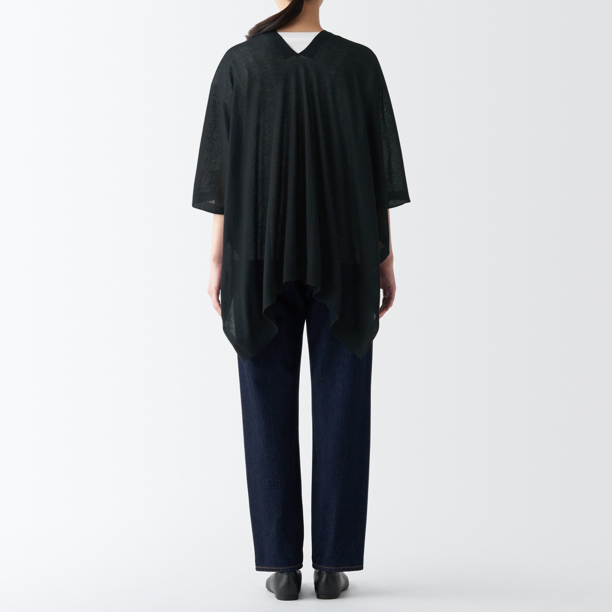 High-Twist Cotton Buttoned Bolero