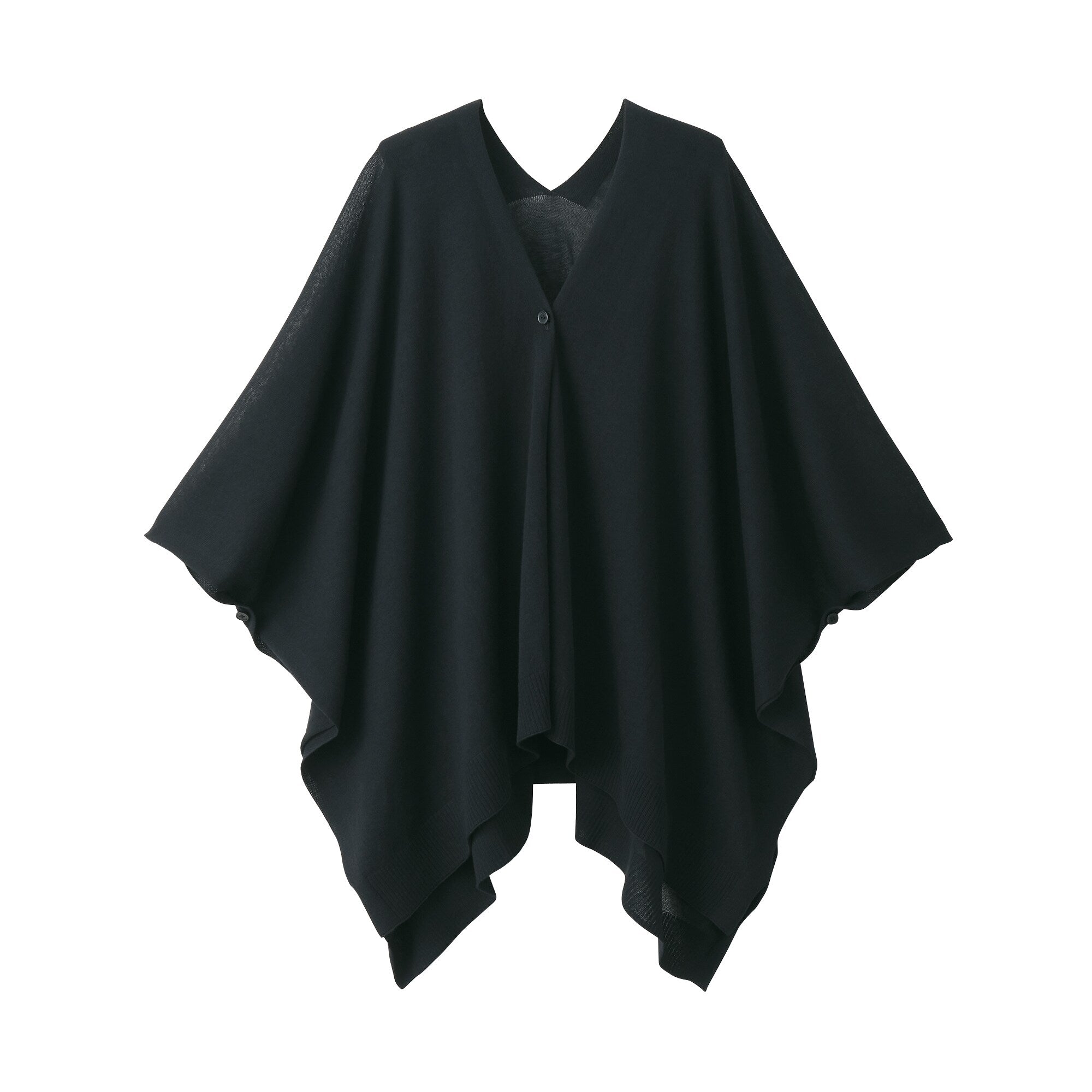 High-Twist Cotton Buttoned Bolero
