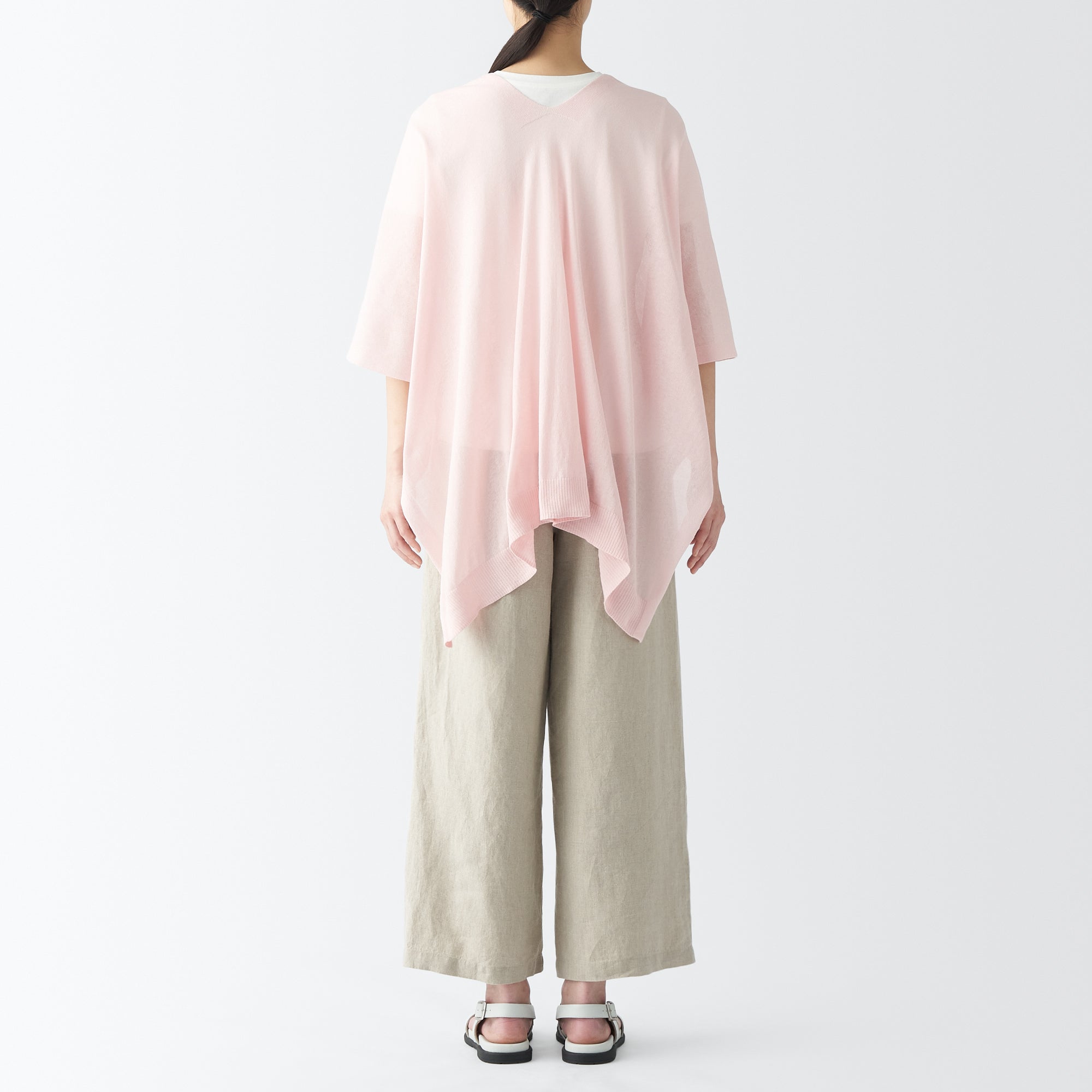 High-Twist Cotton Buttoned Bolero