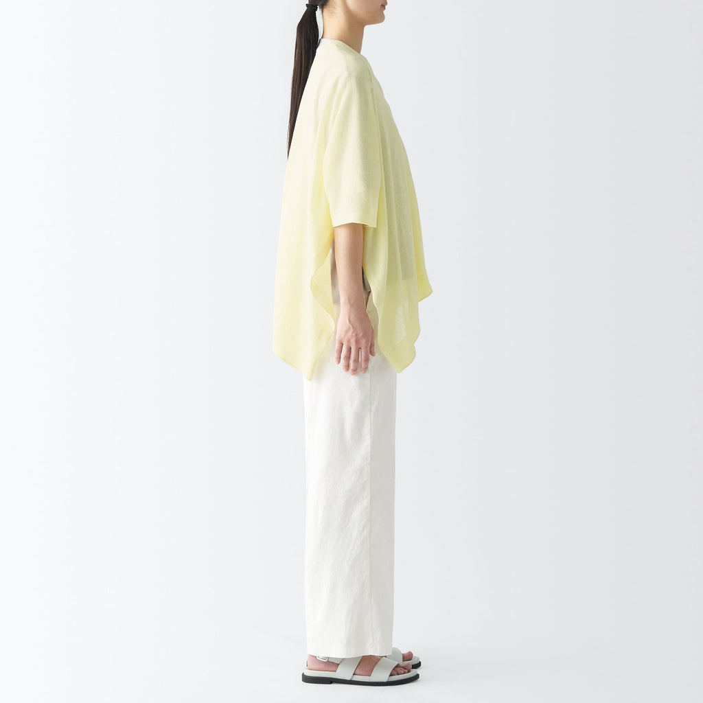 High-Twist Cotton Buttoned Bolero