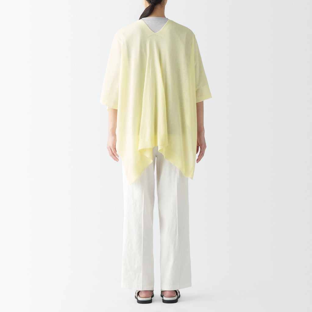 High-Twist Cotton Buttoned Bolero