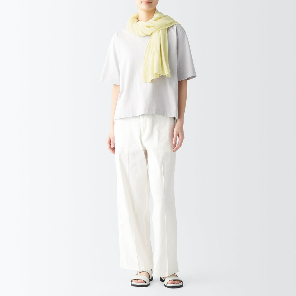 High-Twist Cotton Buttoned Bolero