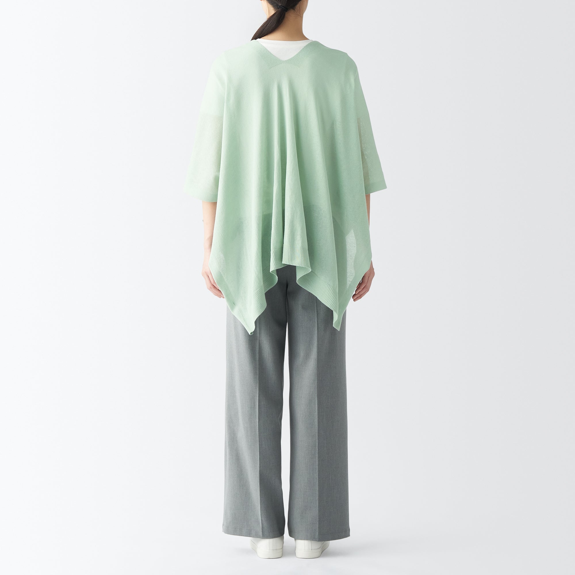 High-Twist Cotton Buttoned Bolero